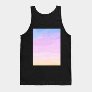 Pastel Sunset Sky  Aesthetic Lofi Tank Top